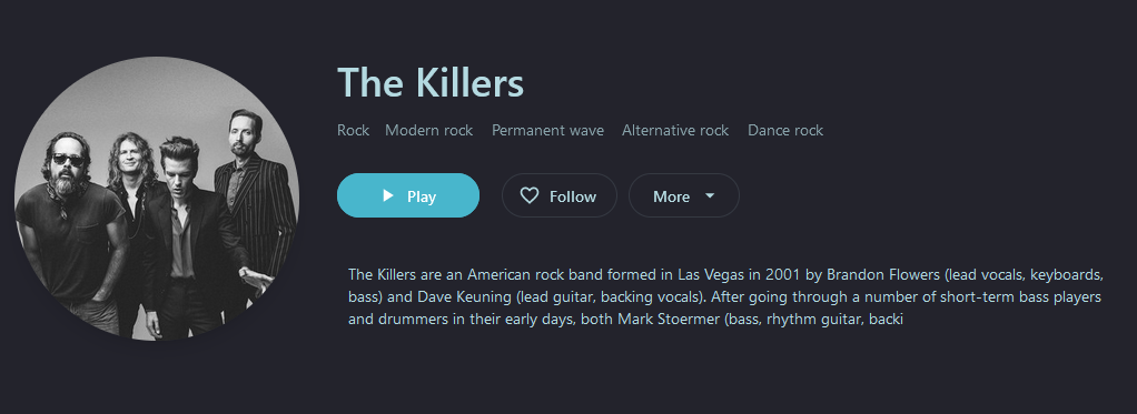 The Killers rock band pictore in the post for How to write a catchy song title